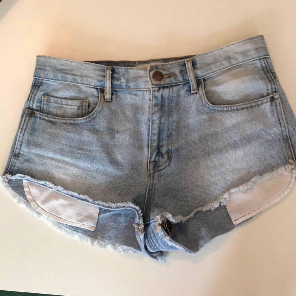 High waisted denim